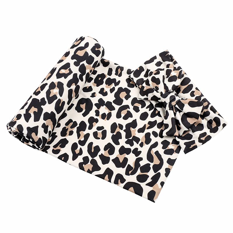 Galabloomer Receiving Blanket Headband Set Flower Print Baby Swaddle Blankets - Image 3